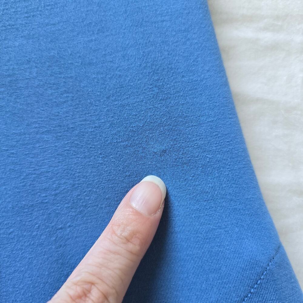 Soft Surroundings Ceri Knit Jersey Midi Tank Dress Scoop Neck Light Blue XS - Picture 7 of 9
